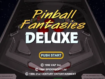 Pinball Fantasies Deluxe (JP) screen shot title